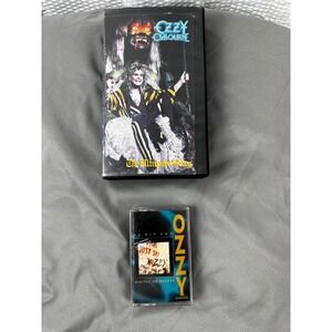 Ozzy Osbourne - The Ultimate Ozzy VHS 1986 AND OZZY Cassette tape Just say Ozzy